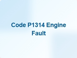 Code P1314 Engine Fault Definition