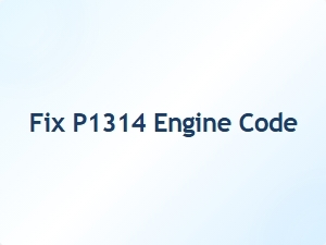 Fix P1314 Engine Code Tips
