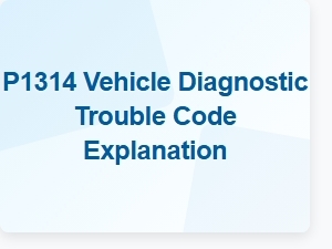 P1314 Vehicle Diagnostic Trouble Code Explanation